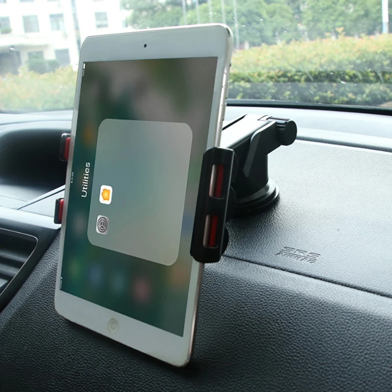 Автомобильный планшет, Телефон держатель для samsung huawei IPAD pro air mini 1234 gps 360 градусов Регулируемая Мобильная подставка на присоске