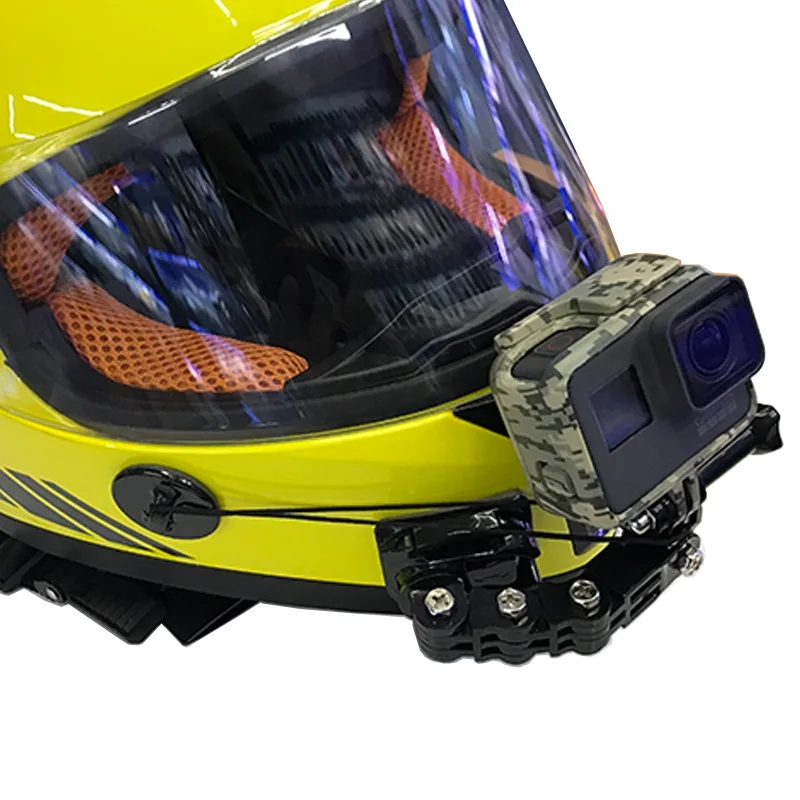 Adhesive Stick Full Face Helmet Chin Mount for Gopro Hero 3 4 5 6