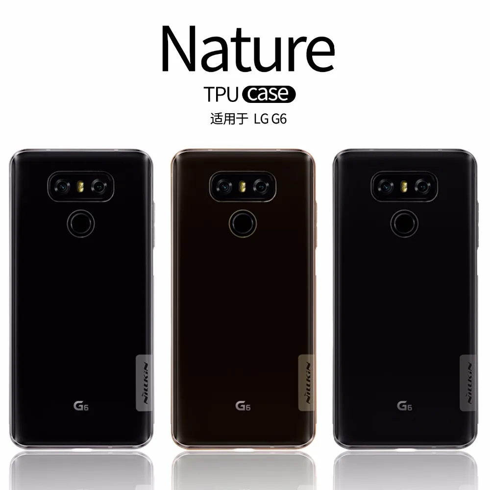 

Nillkin Nature TPU ultra thin soft case for LG G6 case protective cover for LG G6 translucent cases shell