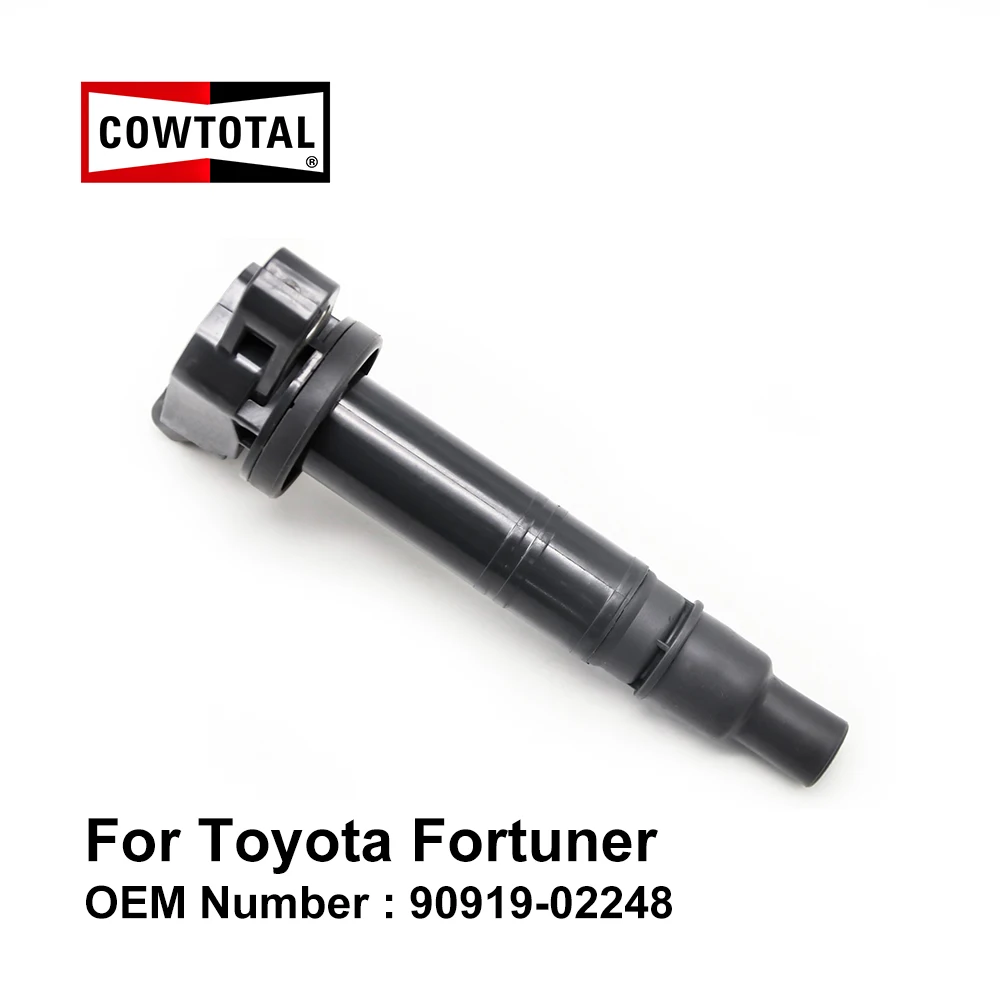 COWTOTAL Катушка зажигания для Toyota Fortuner Код двигателя 2TR-FE 2.7L OEM 90919-02248 (упаковка из 4) |