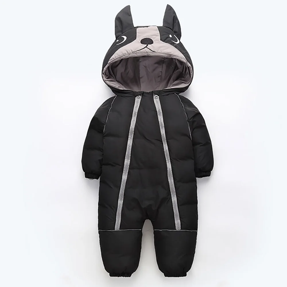 

NEW 1-3 Years Cartoon Infant Baby Thicken Winter Romper Snowsuit Toddler Baby Boy Girls Jumpsuit Bodysuit Child Whter Coat 1817