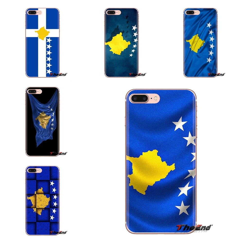 kosovo flags National Banner Art For Huawei Mate Honor 4C 5C 5X 6X 7 7A 7C 8 9 10 8C 8X 20 Lite Pro Soft Transparent Shell Cases |