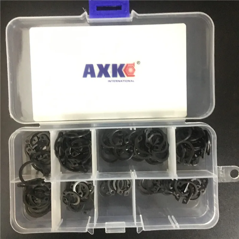 

120Pcs/set DIN471 GB894 9-14mm 304 Stainless Steel C-type Elastic Seals Snap Retaining Washers Circlip O Ring Kit AXK070