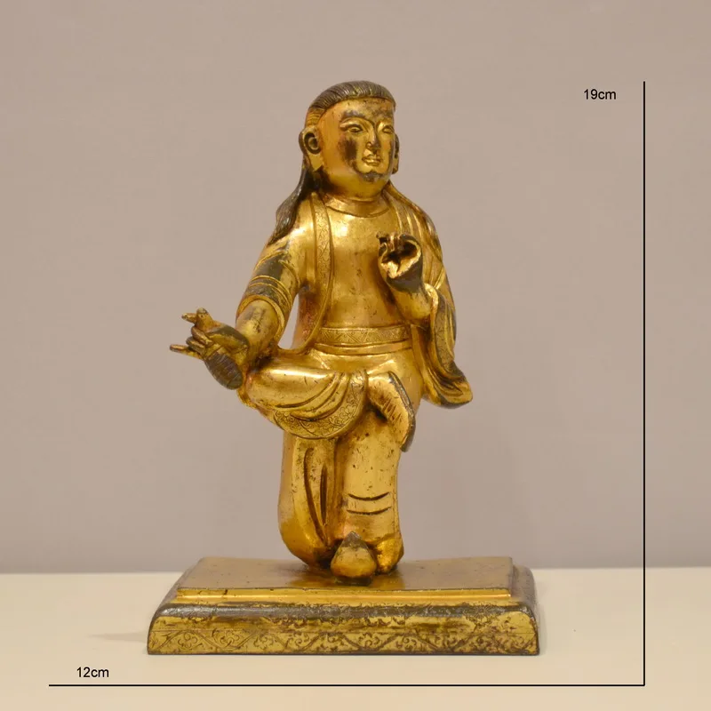 Tibet's great achievements Tibetan hand-made bronze enamel gold antiques collection | Дом и сад
