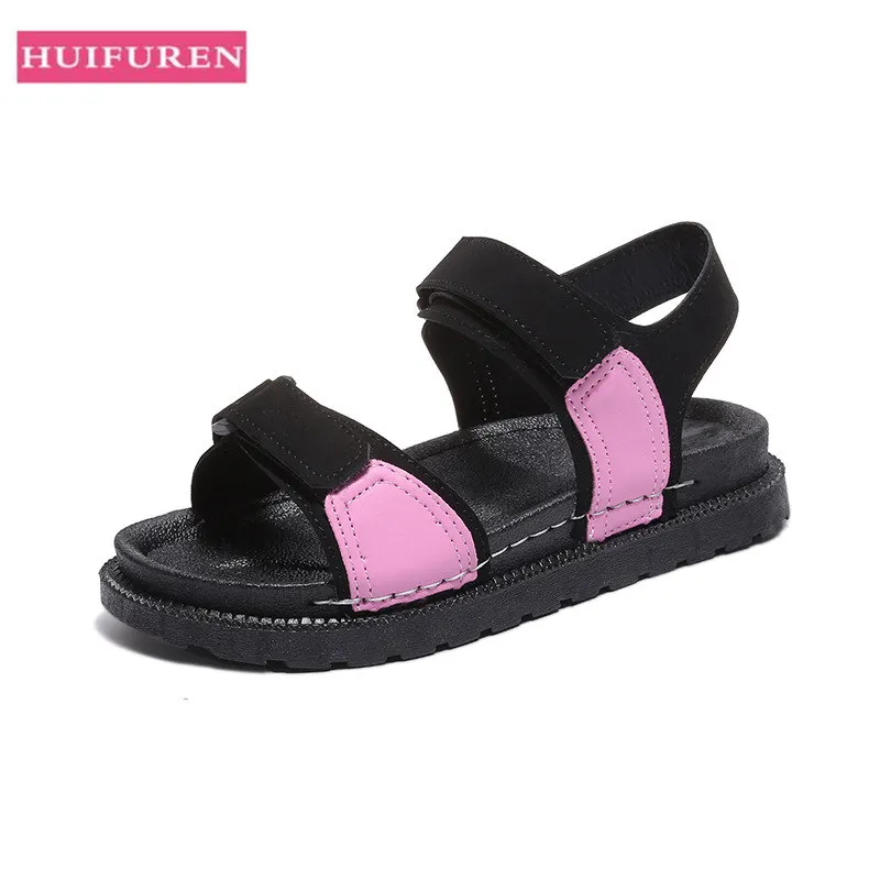 

Women Sandals 2019 Summer Platform Shoes Woman Rome Style Flat Sandal Open Toe Female Casual Footwear Breathable Beach Shoes