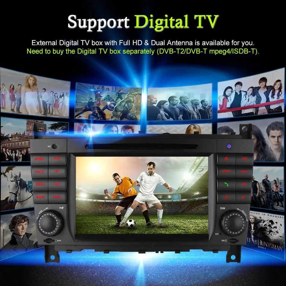 Excellent for Mercedes Benz C Class W203 2004 2005 2006 2007 c200 C230 C240 C320 C350 CLK W209 MB Car Multimedia Player Auto Radio GPS DVD 21