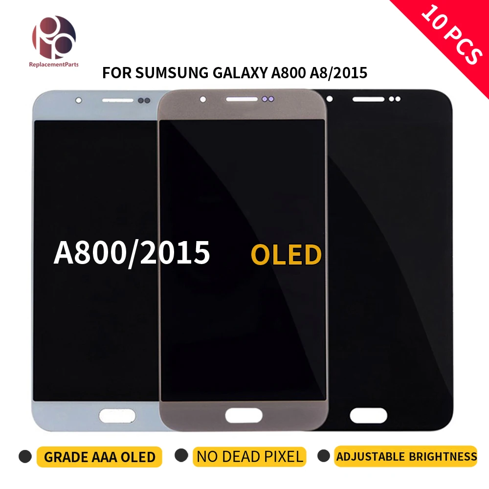 

10PCS 5.7'' AAA OLED Display LCD for SAMSUNG Galaxy A8 2015 LCD A800 LCD Touch Digitizer Assembly for SAMSUNG Galaxy A8 2015 LCD