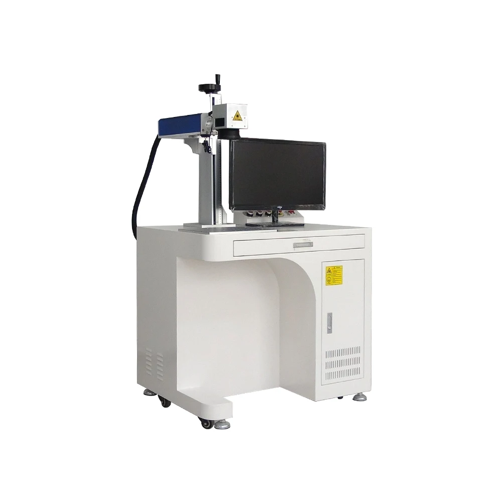 20w Raycus laser marking machine metal engraver with rotary attachment for water bottles powder coated mugs | Инструменты
