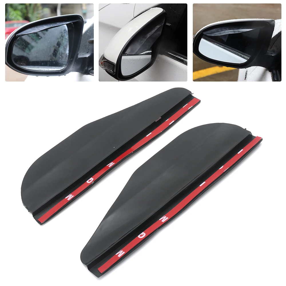 

Car Rearview Mirror Rain Blades car back mirror eyebrow rain cover for Toyota Hyundai Honda Eyebrow Rain Cover Car Accessories