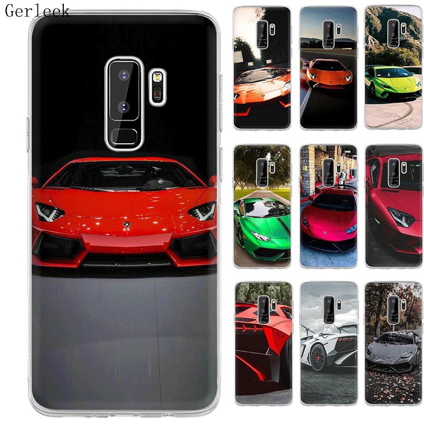 

Desxz Lamborghini Sports Car Case For Samsung Galaxy S3 S4 S5 S6 S7 Edge S8 S9 S10 Plus S10e