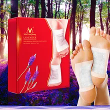 Новинка, 10 шт., лавандовые детоксикации, патчи для ног, питательные, ремонтные, пластыри для ног, улучшают качество сна, пластырь для похудения, уход за потерей веса