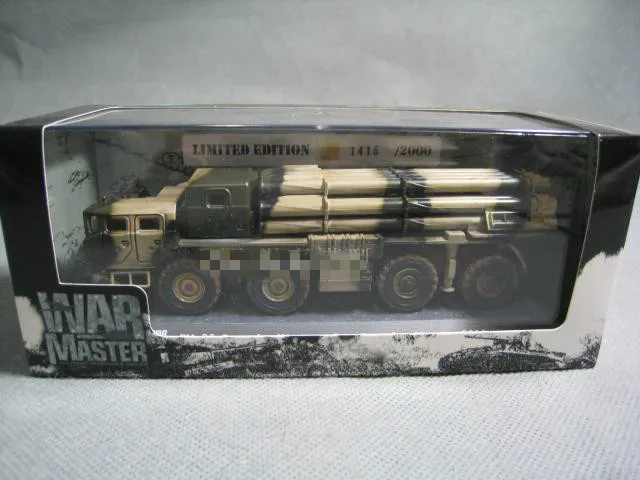 Warmaster 1/72 масштаб военная модель игрушки Русский BM-30 Smerch несколько ракетная установка литья под давлением металлическая модель грузовика игрушка для подарка