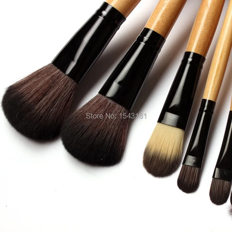 Профессиональный макияж 18 для набора щеток Пудра основа тени для век Тушь для ресниц, кисть для губ инструмент pincel de maquiagem