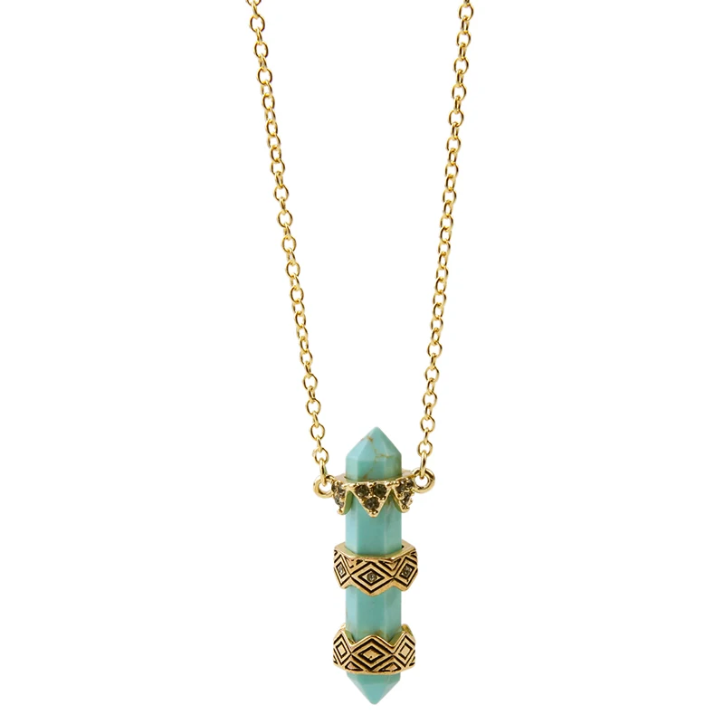 

Korean Fashion Golden Chain Necklace with Stone Bullet Indian Jewelry New Brand Fashion Necklace 2016