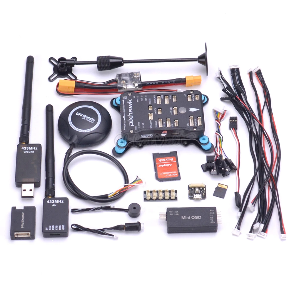 Pixhawk PX4 PIX 2.4.8 32 Bit Flight Controller w/ 4G SD Safety Switch