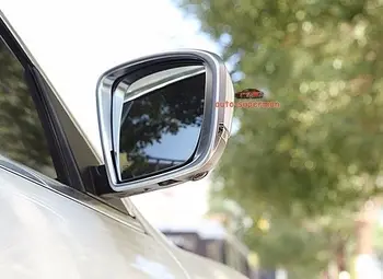 

Matt Chrome side door Mirror rim frame trim Cover For Maserati Levante 2016 2017