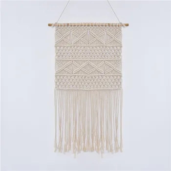 

Handcraft Tassels Wall Hanging Drops Handmade Wall Hanging Macrame Retro Craft Girls Room Baby Indian Decoration For Living Room