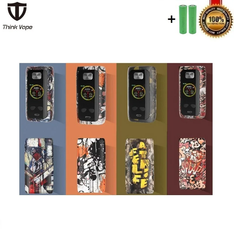 Оригинал Think Vape Thor 200 Вт TC бокс мод Thinkvape 510 электронная сигарета Mods Vapor Питание от