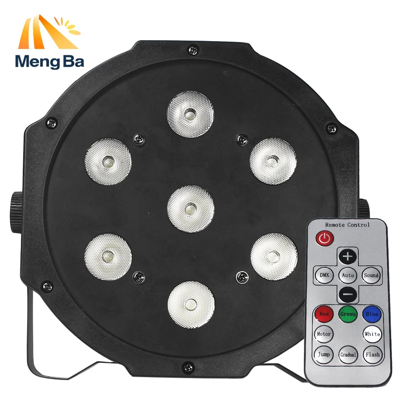 MengBa хорошее качество led par quad 7x12 Вт перемещение головы мыть dmx светильник american dj rgbw