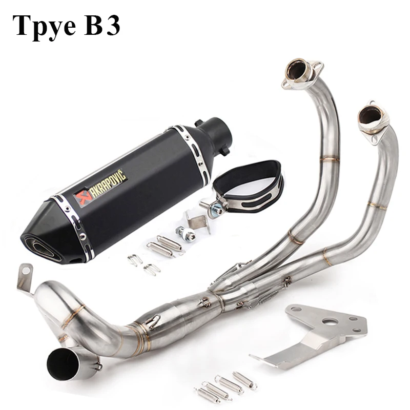 Mt-07 moto rcycle Akrapovic выхлопной глушитель мото полная система слипоны для Yamaha MT07 FZ07 Tracer- XSR700 16