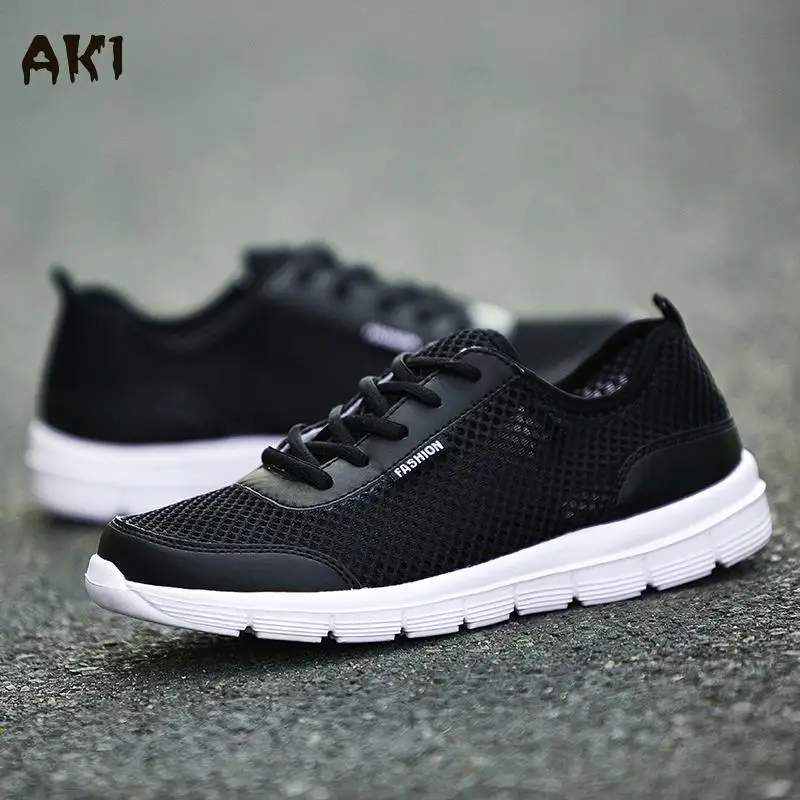 Guaranteed Odorless Man Casual Shoes Lightweight Mesh Unisex Shoes Summer Men Flat With Sport Jogging Footwear