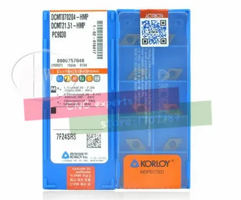 

DCMT070204 PC9030 Brand New Original Turning Inserts for Turning Lathe Holder SDJCR/SDNCN,Suitable for Stainless Steel