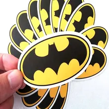 

10 Pcs Cartoon Stickers For DC Batman Sign Series For Notebook PC Skateboard Bicycle Moto DIY Waterproof Children Toy Sticker