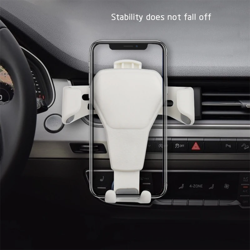 Автомобильный держатель для смартфона с реакцией на гравитацию для iPhone X, 8, 7, 6 S, вращение на 360 градусов, зажим рулевого колеса, универсальный чехол-подставка