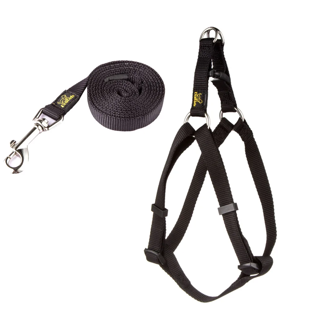 Pet Harness and Leash Dog Harenss Vest Set of harness Solid Style for Pet Dog Rope Nylon harness