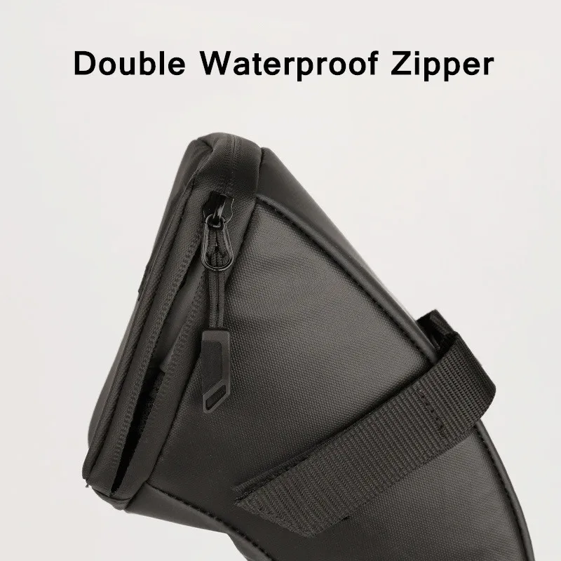 Clearance 1L Portable Waterproof Bike Saddle Bag Cycling Seat Pouch MTB Mountain Road Bicycle Tail bags Rear Pannier Cycling equipment 4