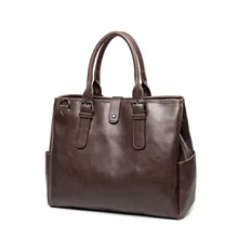Retro Men's Briefcase Crazy Horse Leather Laptop Handbag Designer Shoulder Bags Business Messenger laptop Bag men Crossbody bags Retro Men's Briefcase Crazy Horse Leather Laptop Handbag Designer Shoulder Bags Business Messenger laptop Bag men Crossbody bags