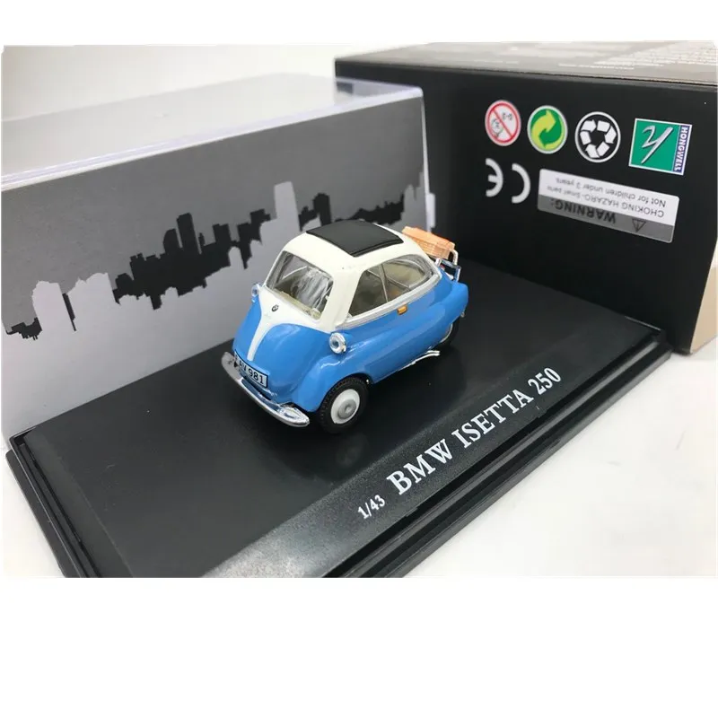 1:43 BMz ISETTA модель автомобиля металлическая модель автомобиля детская игрушка подарок на день рождения