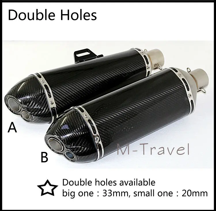 2016new listing motorcycle accessories motorcycle exhaust pipe muffler carbon fiber exhaust pipe For YAMAHA YZF600 R6 YZF1000 R1