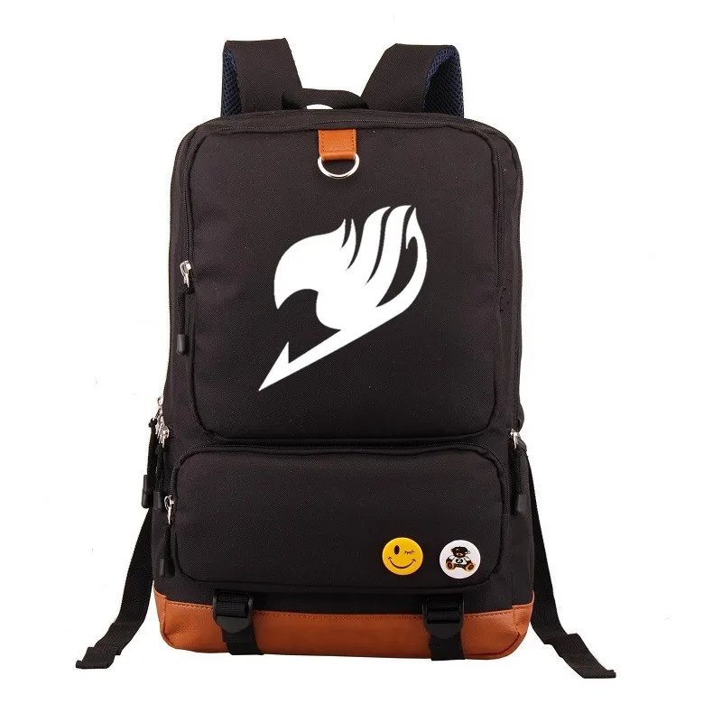 Fairy tail natsu lona mochila moda saco