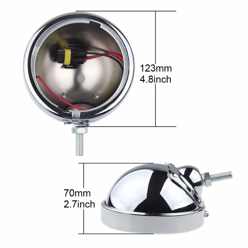 1 пара черный/хром 4," светодиодный дополнительный прожектор, проходящий противотуманный фонарь, лампа+ 4,5" кронштейны для Touring Street Glide FLHX