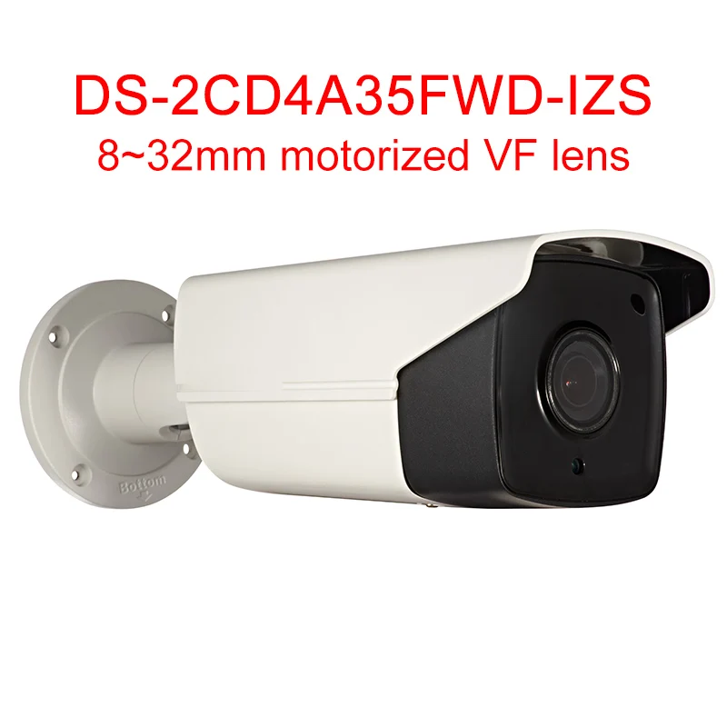 Hikvision Оригинал oversea версии DS-2CD4A35FWD-IZS 8-32 мм 3MP smart ip Наружная цилиндрическая Камера