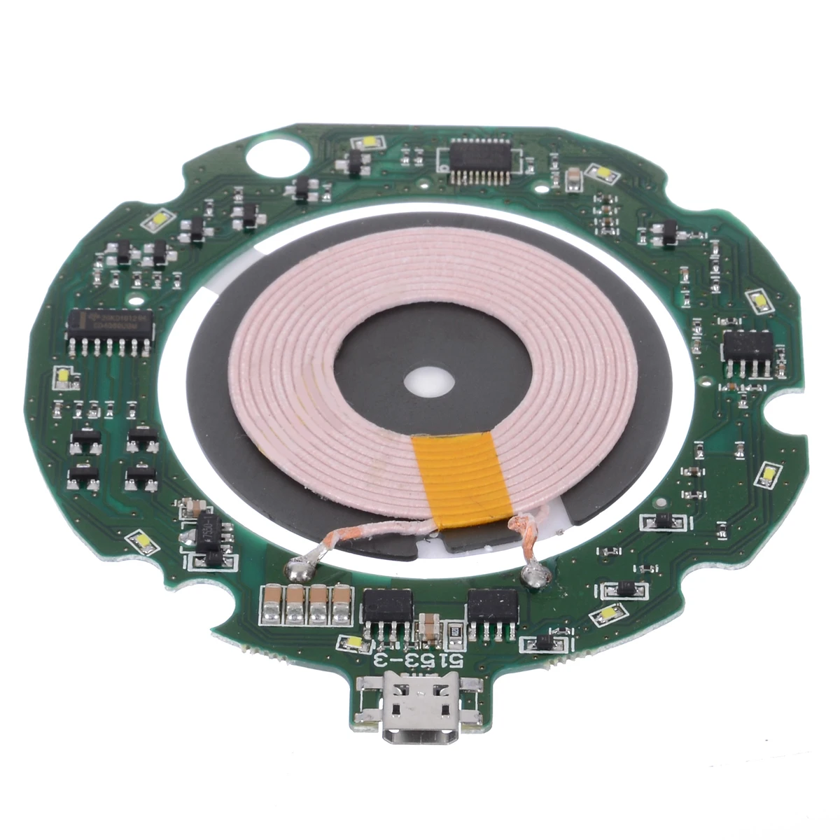 High Quality Standard 10W Qi Fast Wireless Charger Module Transmitter PCBA Circuit Board + Coil DIY Charging