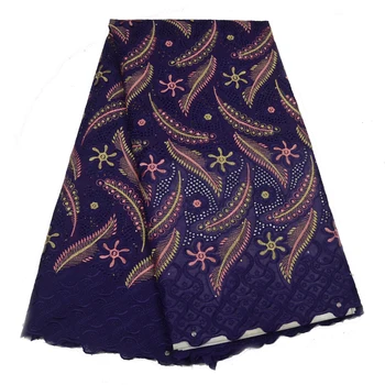 

New african lace fabric African swiss voile lace high quality nigerian african lace fabric 2018 high quality lace swis A524-2