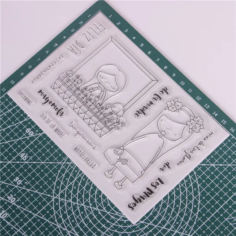 Прозрачные штампы DIY силиконовые печати Скрапбукинг карты создание фото альбом украшения