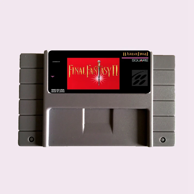 

Save File Final Fantasy 2 NTSC 16 Big Gray Game Card For USA Version Game Player