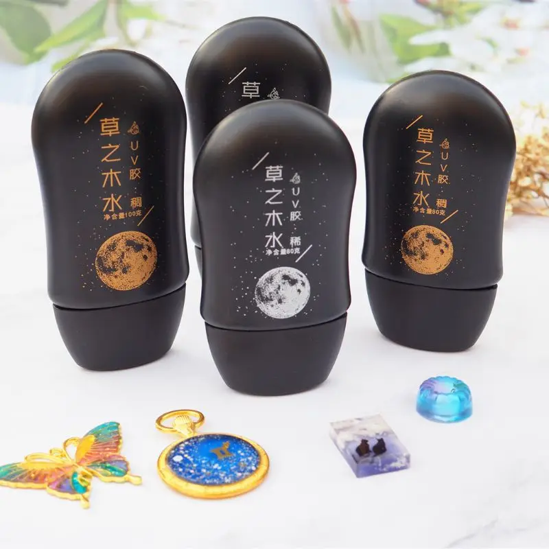 

Hard Crystal Clear Ultraviolet Curing Epoxy Resin UV Resin Glue Jewelry Making