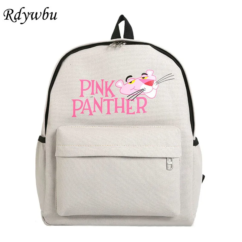 

Rdywbu Cute Cartoon Leopard Printing Backpack Loverly Students Large Capacity School Book Bag Women's Letters Travel Bag B653