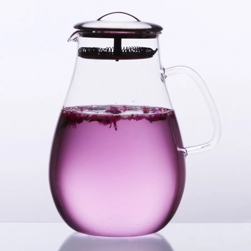 hot 2000ML High temperature glass water droplets can be straight burn