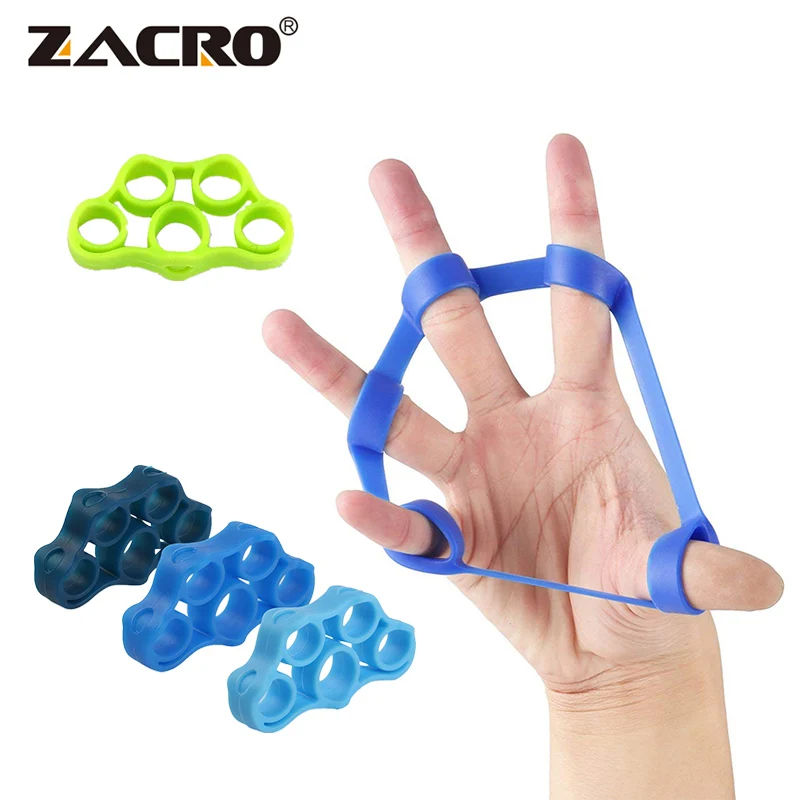 Zacro Finger Resistance Bands Rubber Bands Training Stretch Exercise