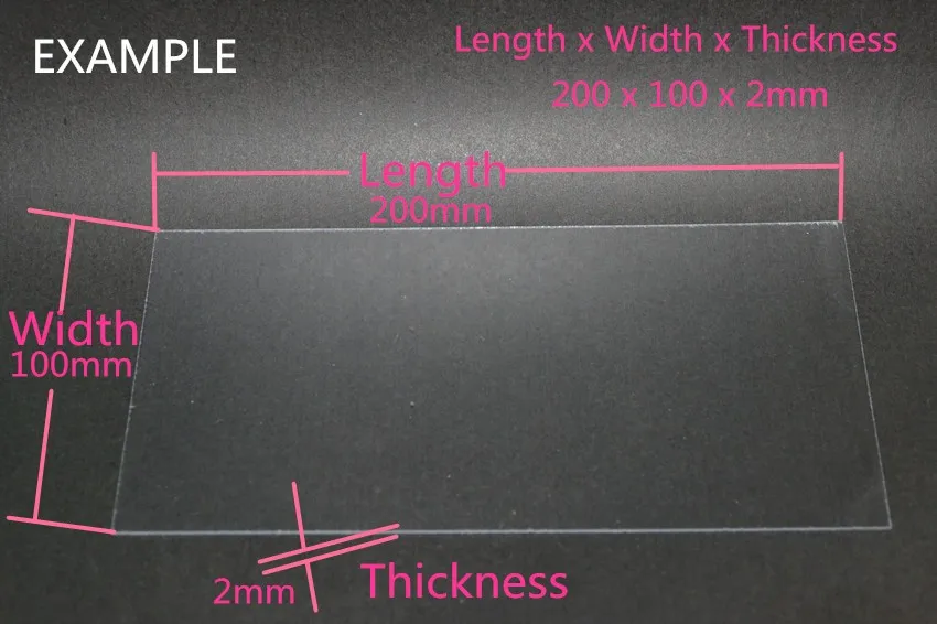 3 THZ Acrylic Plexiglass Clear Sheet (1)