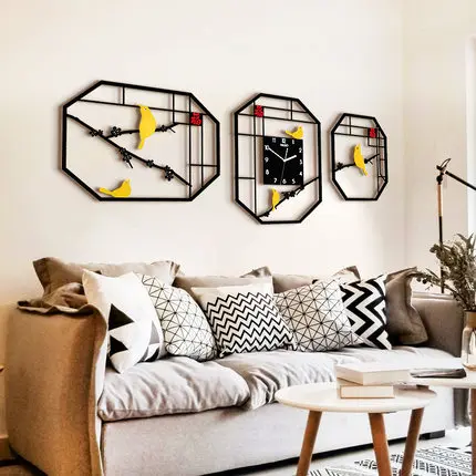 

Creative Fashion Clock Personality Chinese Clock Wall Clock Living Room Modern Minimalist Decorative Art Wall Charts