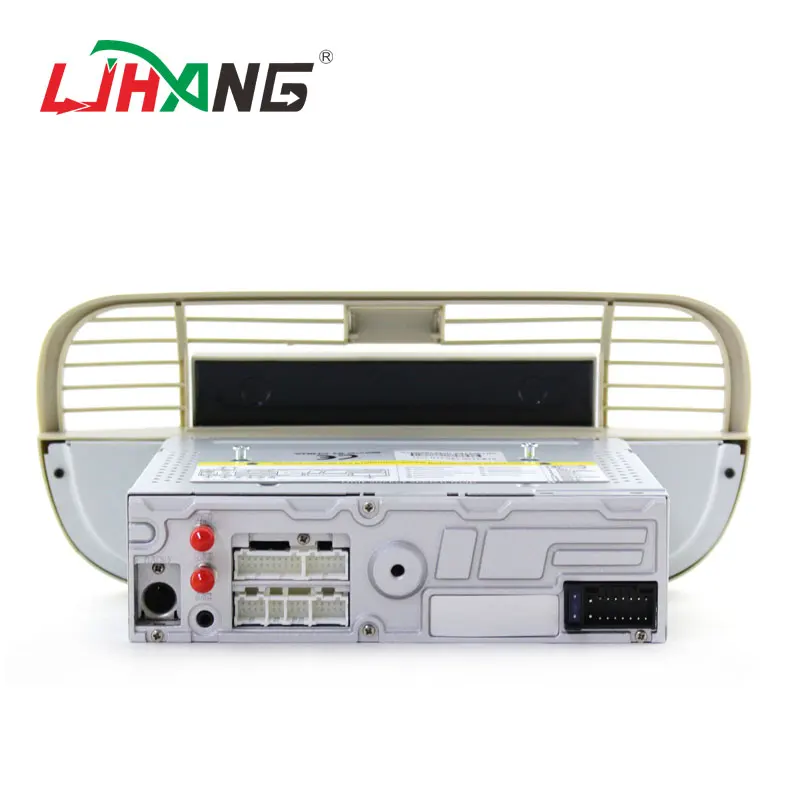 Cheap LJHANG Android 8.0 Car DVD Player 1 din for Fiat 500 Abarth 2007-2015 Mirror-link stereo headunit RDS Automotive GPS Navi Audio 3