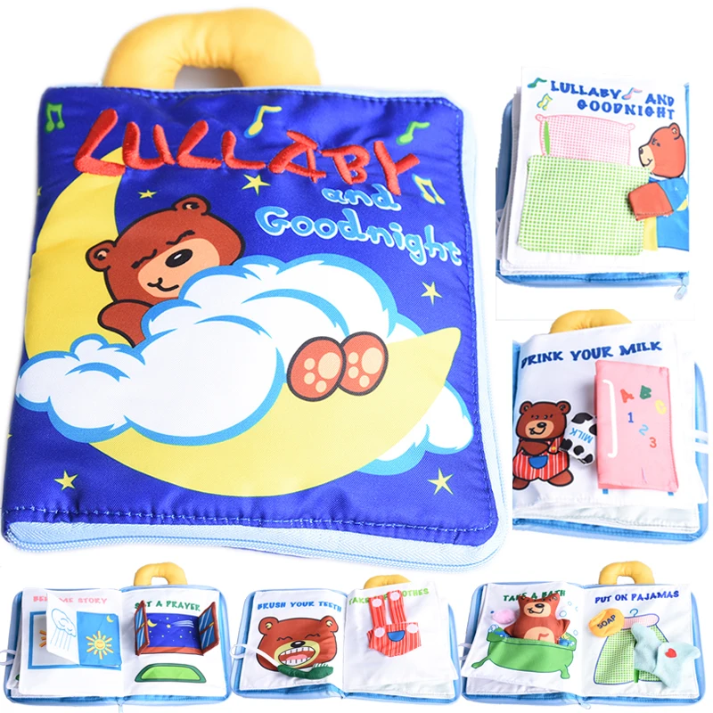 Buy Bear Soft Cloth Baby Learning&Education Book