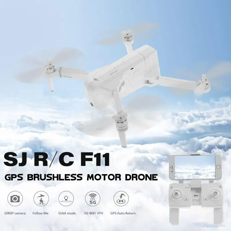 

LeadingStar SJRC F11 gps 5 г Wi Fi FPV системы с 1080 P камера 25 минут время полета бесщеточный селфи RC Drone Quadcopter