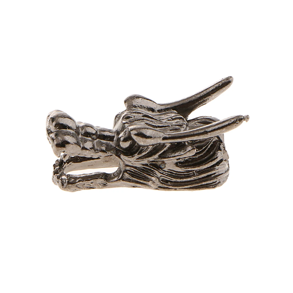 10 Pieces DIY Antique Dragon Head Beads Wholesale 22x 9 mm Beads Supplies Big Hole Dragon Charm Metal Beads Accessories